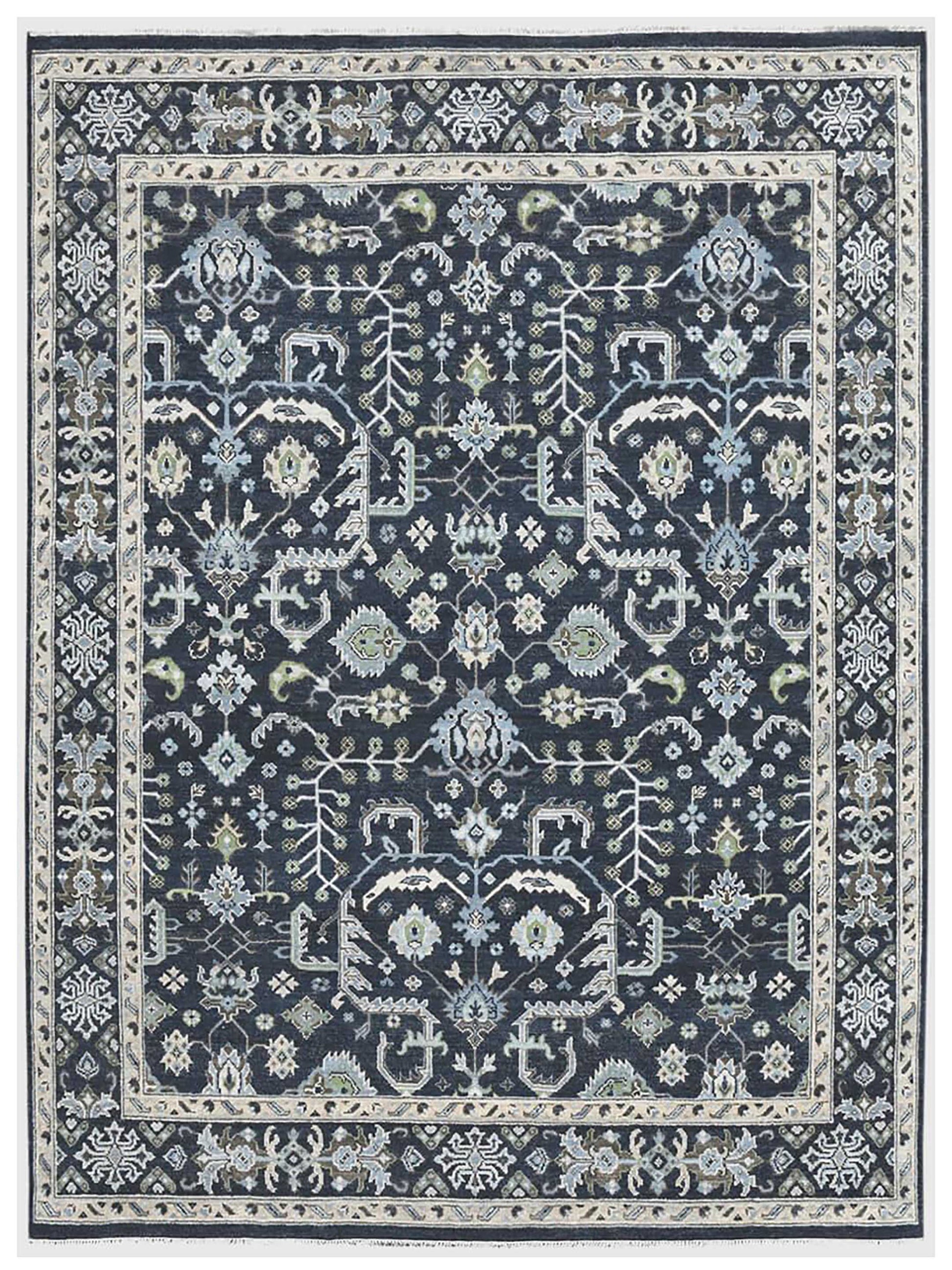 Limited Bailee BNS-900 BLUE SAPPHIRE Traditional Knotted Rug