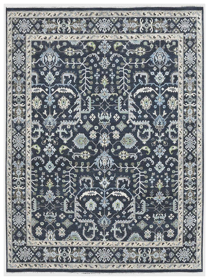 Limited Bailee BNS-900 BLUE SAPPHIRE Traditional Knotted Rug