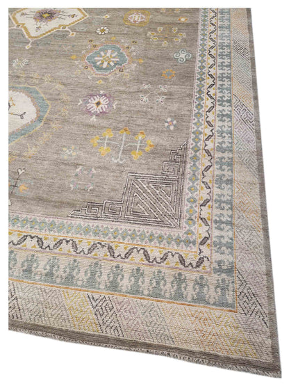 Artisan Bazaar Camel Beige Traditional Knotted Rug - Rugs - Artisan - Atlanta Designer Rugs