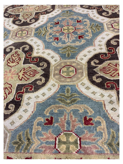 Artisan Cameron Charcoal Ivory Traditional Knotted Rug - Rugs - Artisan - Atlanta Designer Rugs