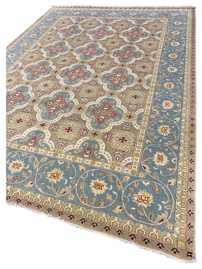Artisan Cameron Lt.Blue Traditional Knotted Rug - Rugs - Artisan - Atlanta Designer Rugs