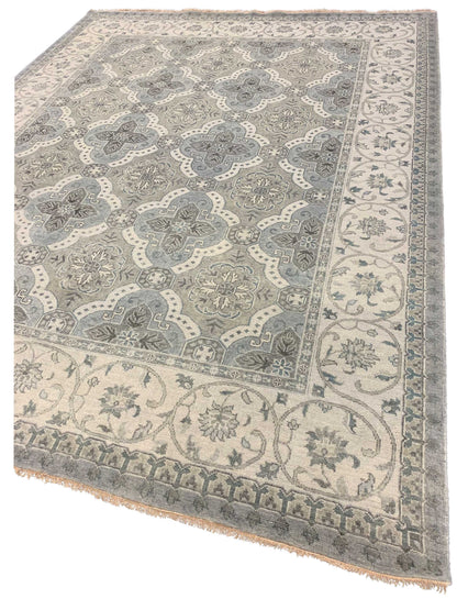 Artisan Cameron Lt.Grey Silver Traditional Knotted Rug - Rugs - Artisan - Atlanta Designer Rugs