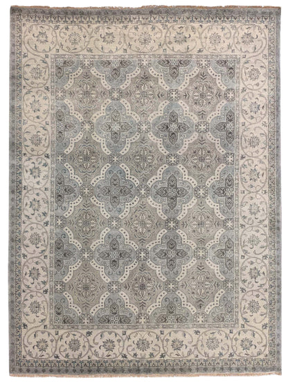 Artisan Cameron Lt.Grey Silver Traditional Knotted Rug - Rugs - Artisan - Atlanta Designer Rugs
