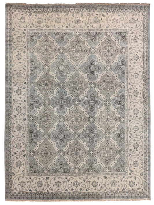 Artisan Cameron Lt.Grey Silver Traditional Knotted Rug - Rugs - Artisan - Atlanta Designer Rugs