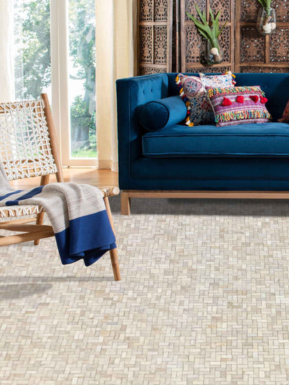 Artisan Olivia Ivory Transitional Crafted Rug - Rugs - Artisan - Atlanta Designer Rugs