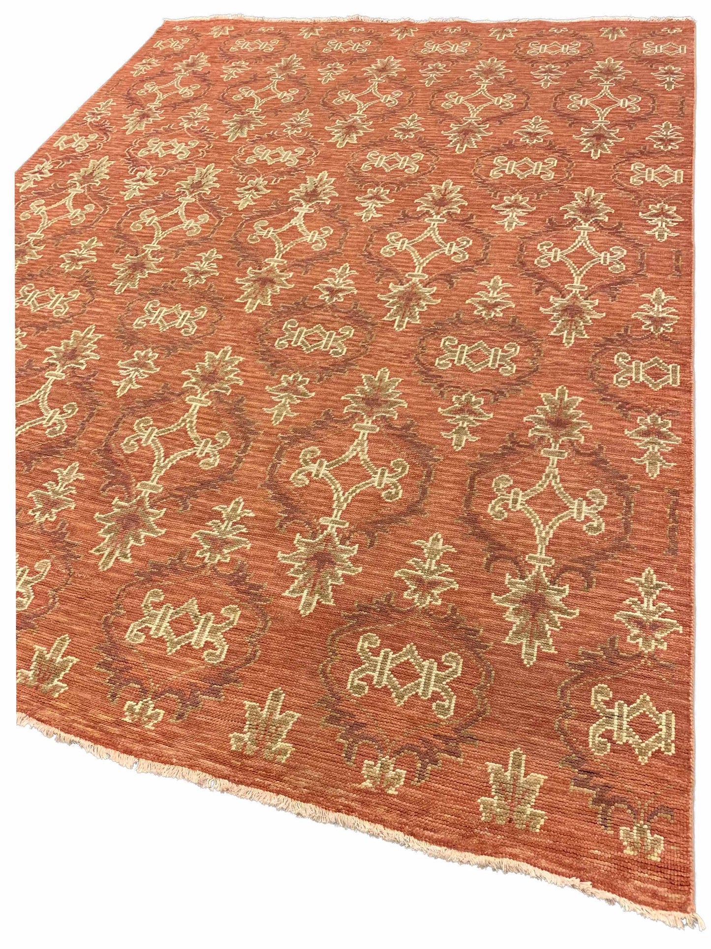 Artisan Uma  Orange  Transitional Knotted Rug