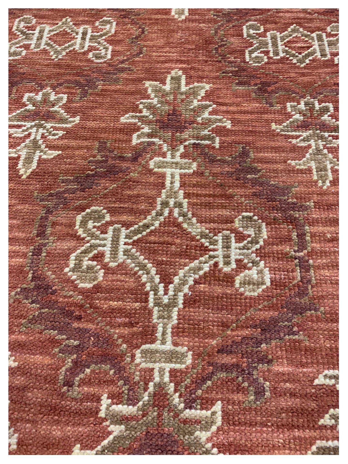 Artisan Uma  Orange  Transitional Knotted Rug