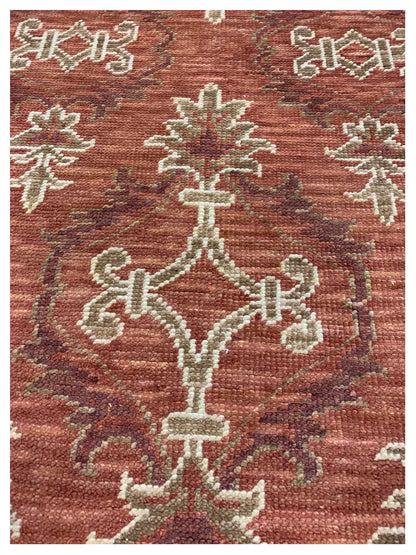 Artisan Uma  Orange  Transitional Knotted Rug