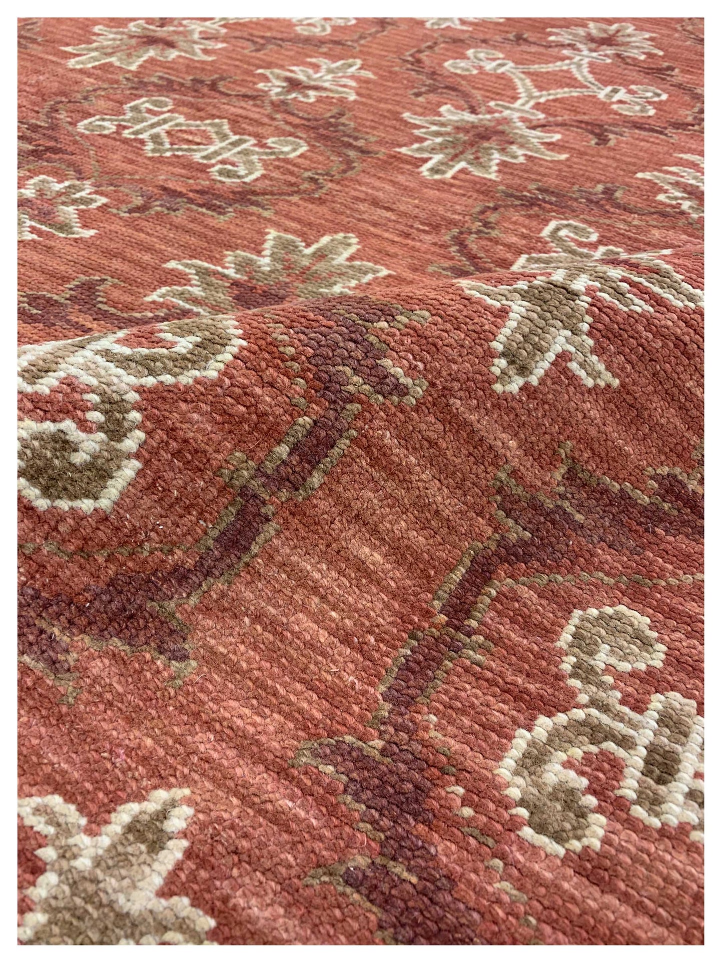 Artisan Uma  Orange  Transitional Knotted Rug