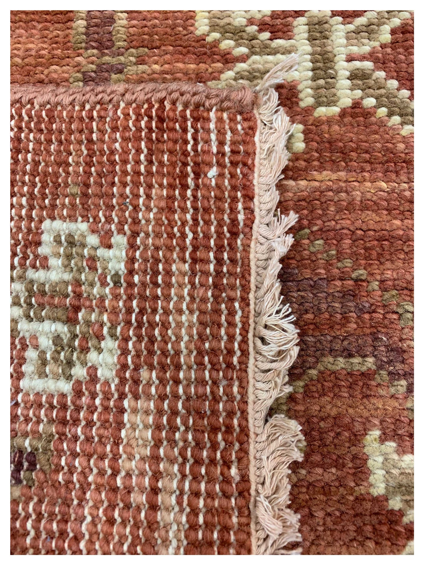 Artisan Uma  Orange  Transitional Knotted Rug