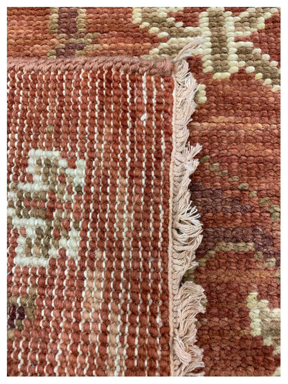 Artisan Uma  Orange  Transitional Knotted Rug