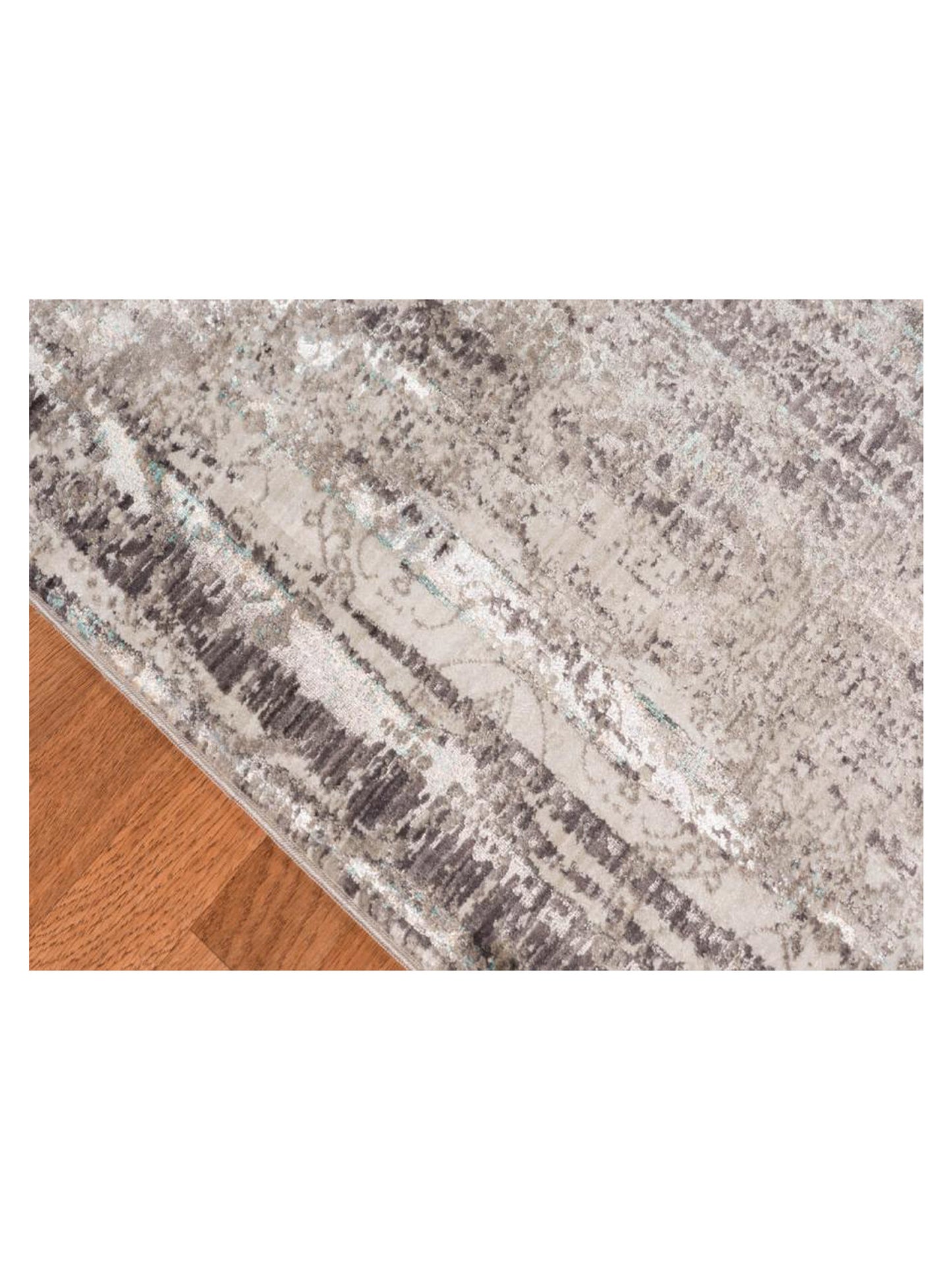 Limited Rosy RO-503 DOVE GRAY Transitional Machinemade Rug