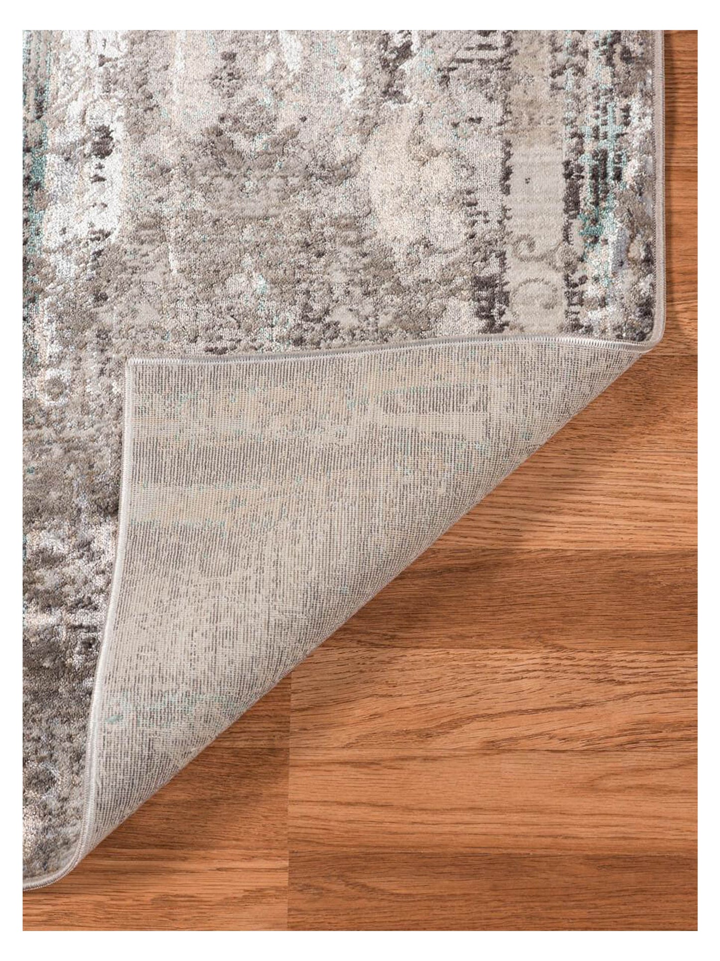 Limited Rosy RO-503 DOVE GRAY Transitional Machinemade Rug