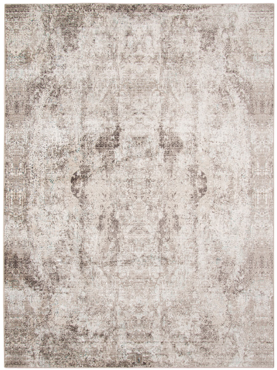 Limited Rosy RO-504 LIGHT GRAY Transitional Machinemade Rug