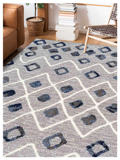Limited Selena SD - 605 Steel Blue Transitional Machinemade Rug - Rugs - Limited - Atlanta Designer Rugs