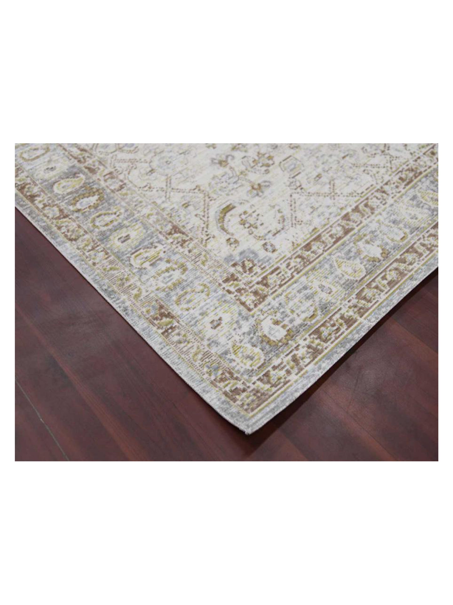 Limited Odeya OR-803 GRAY IVORY Traditional Machinemade Rug