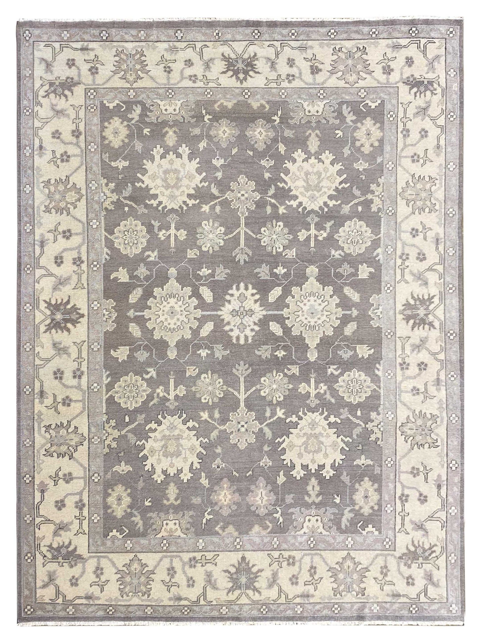 Artisan Emma OK-517 Pewter Traditional Knotted Rug