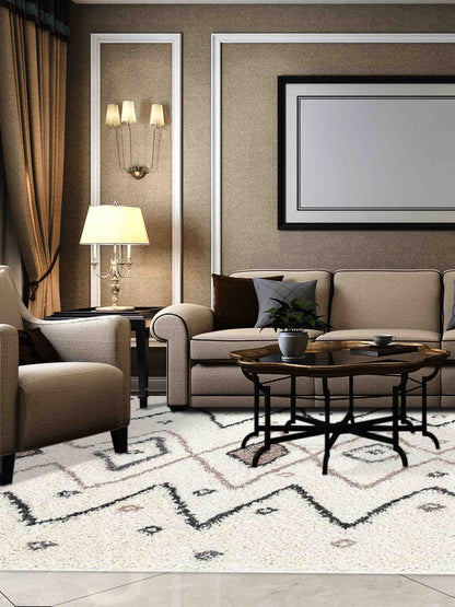 Limited Denise DS-104 IVORY Modern Woven Rugs