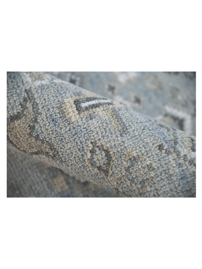 Limited DERBY DE-153 SKY BLUE Traditional Knotted Rug