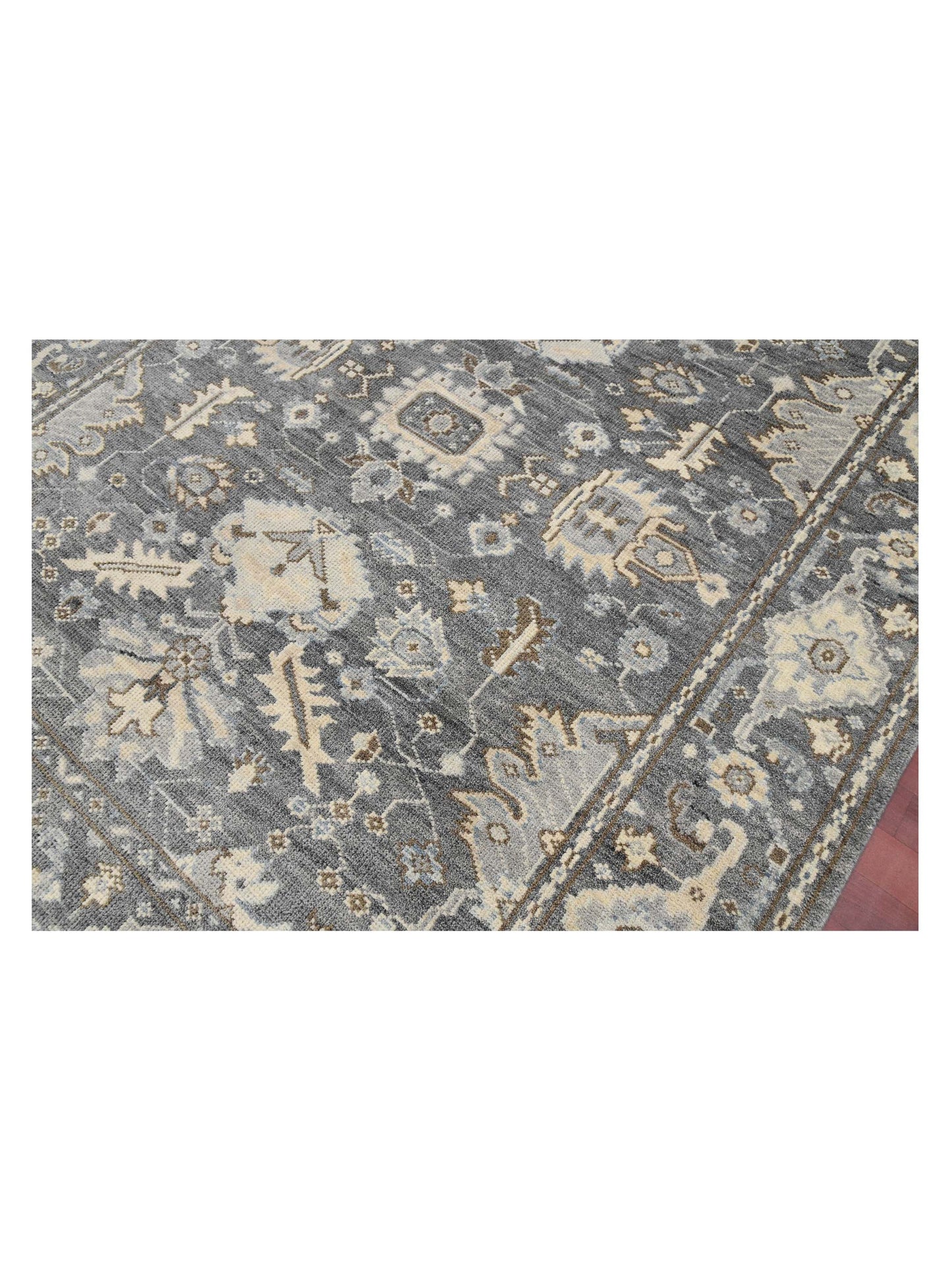 Limited DERBY DE-155 BROWN BEIGE Traditional Knotted Rug