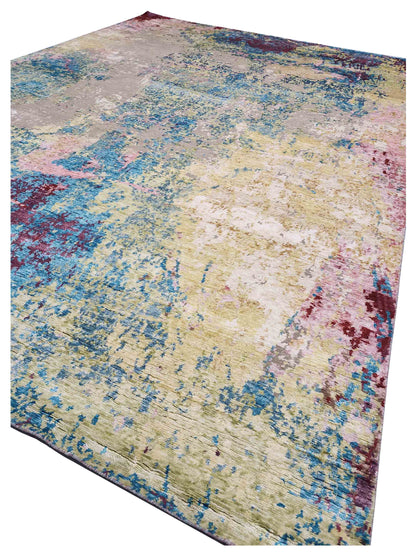Artisan Dakota Beige Multi Transitional Knotted Rug - Rugs - Artisan - Atlanta Designer Rugs