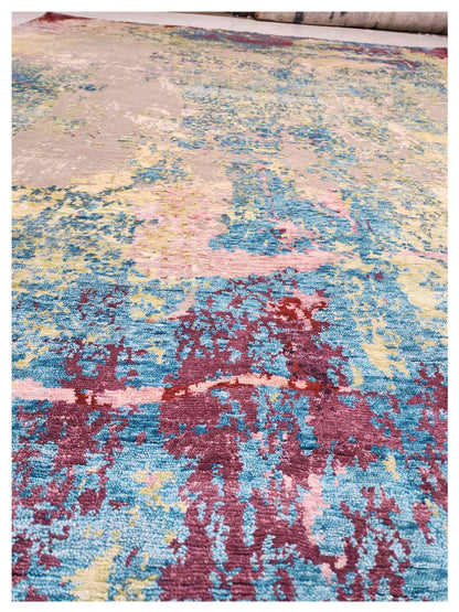 Artisan Dakota Beige Multi Transitional Knotted Rug - Rugs - Artisan - Atlanta Designer Rugs