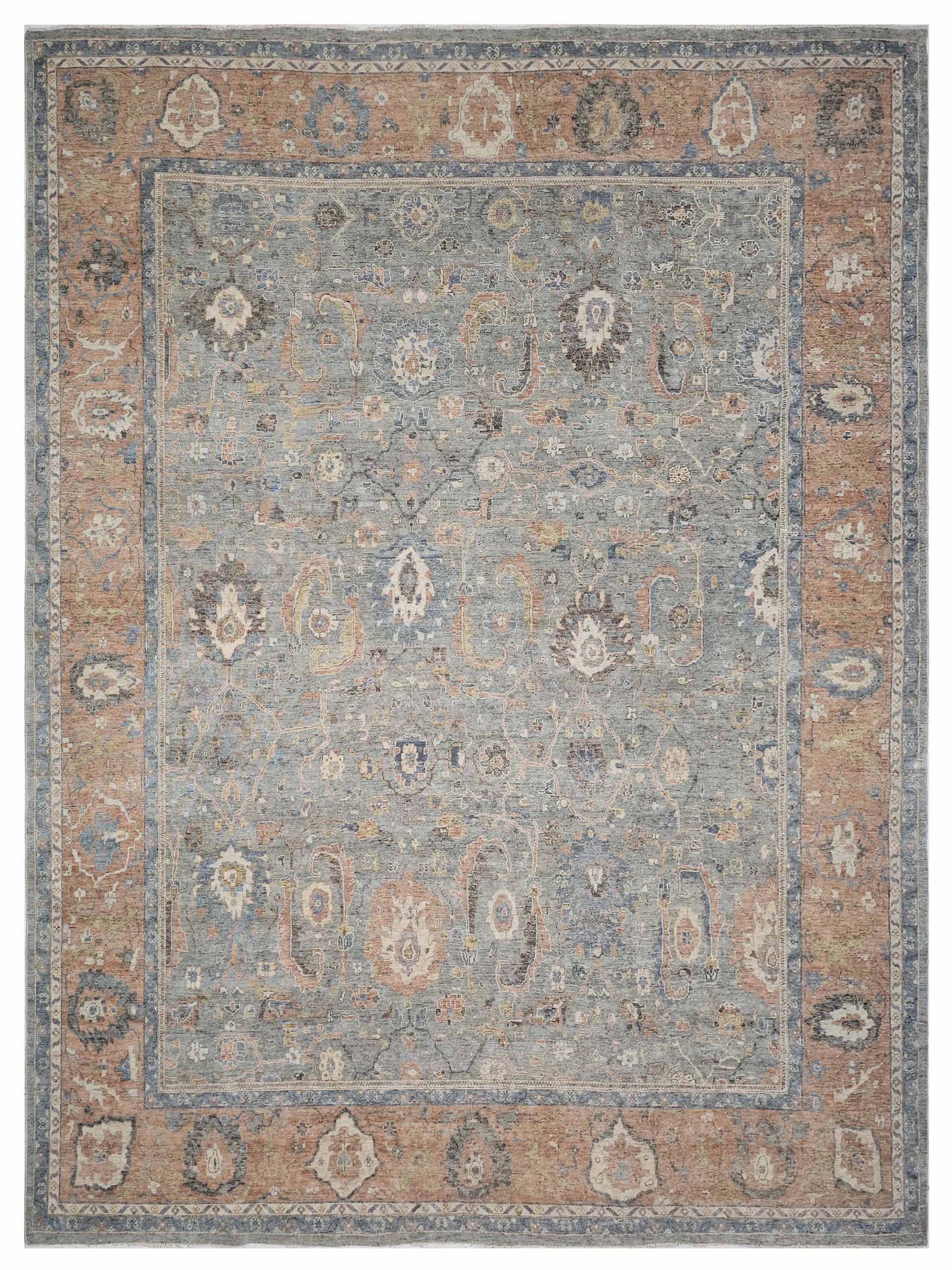 Artisan Crown DL-374 Slate Traditional Knotted Rug