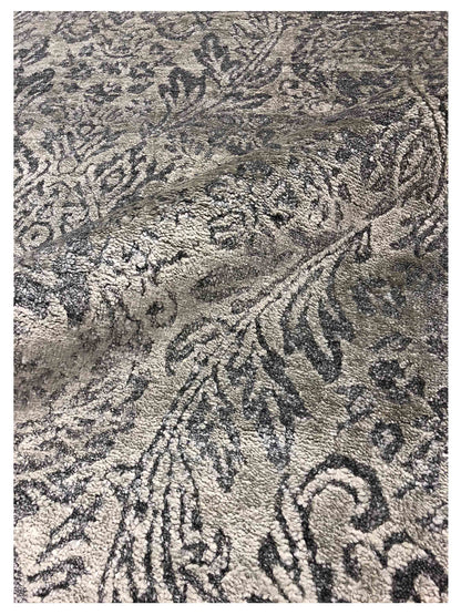 Artisan Dakota Silver Transitional Knotted Rug - Rugs - Artisan - Atlanta Designer Rugs