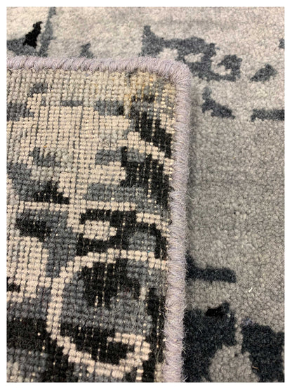 Artisan Mary Grey Contemporary Knotted Rug - Rugs - Artisan - Atlanta Designer Rugs