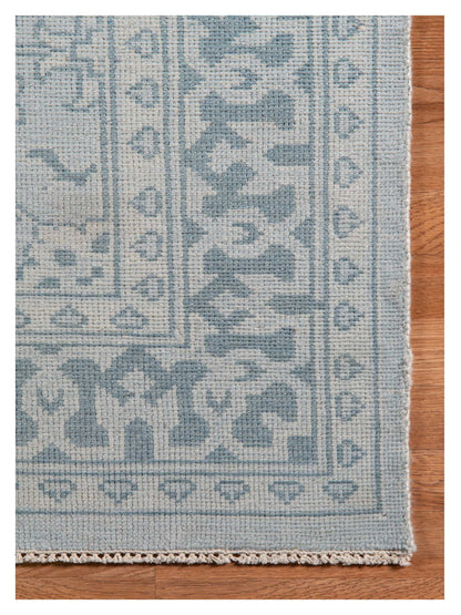 Limited EMRALD EM - 209 Sky Blue Traditional Knotted Rug - Rugs - Limited - Atlanta Designer Rugs