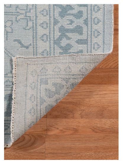 Limited EMRALD EM - 209 Sky Blue Traditional Knotted Rug - Rugs - Limited - Atlanta Designer Rugs