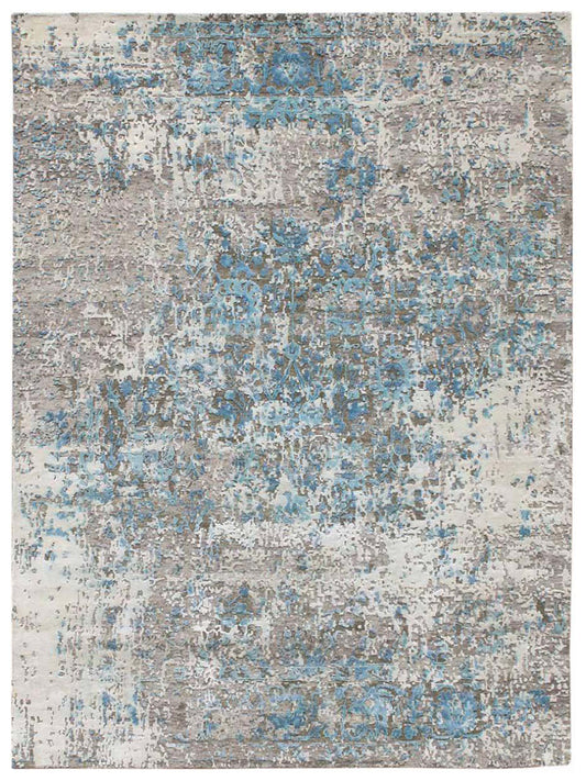 Limited ESPERANCE ES - 252 BLUE Transitional Knotted Rug - Rugs - Limited - Atlanta Designer Rugs