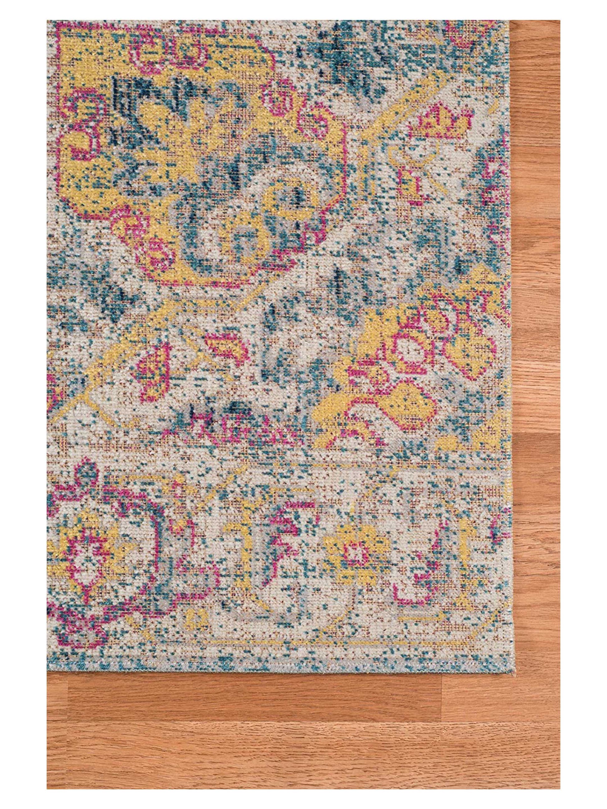 Limited Isabelle IR - 907 TURQUOISE BLUE Traditional Machinemade Rug - Rugs - Limited - Atlanta Designer Rugs