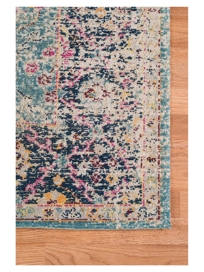 Limited Isabelle IR - 909 TURQUOISE BLUE Traditional Machinemade Rug - Rugs - Limited - Atlanta Designer Rugs