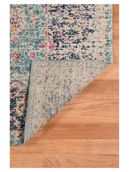 Limited Isabelle IR - 909 TURQUOISE BLUE Traditional Machinemade Rug - Rugs - Limited - Atlanta Designer Rugs
