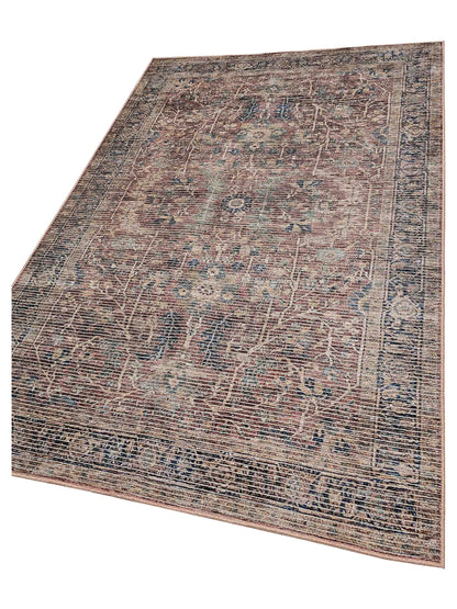 Artisan Washable  Terra Navy Transitional Machinemade Rug