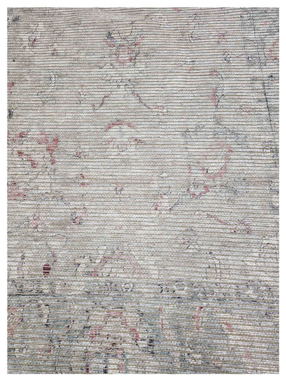 Artisan Washable  Beige Green Transitional Machinemade Rug