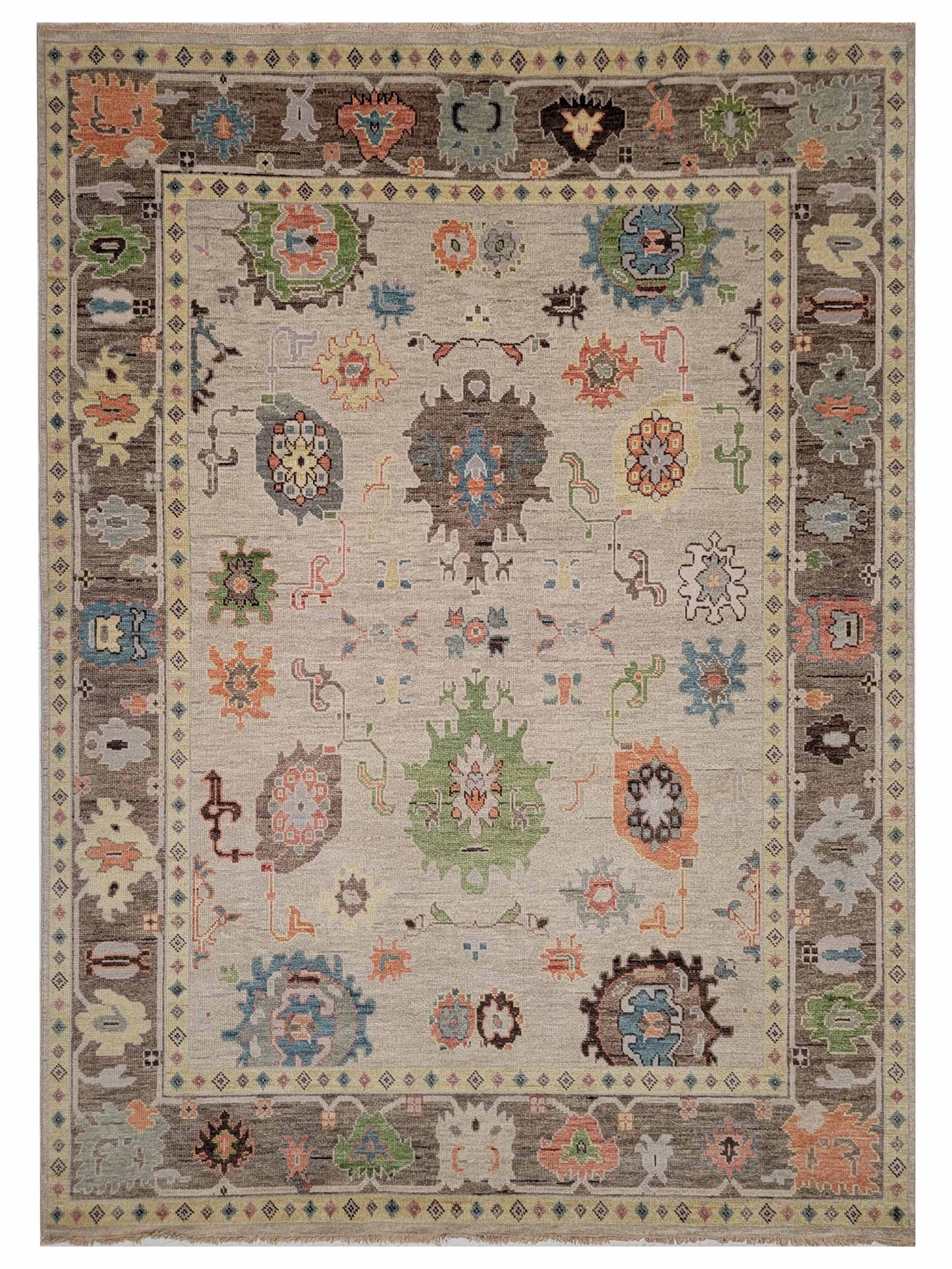 Artisan Blossom-2 FB-530 Beige Traditional Knotted Rug