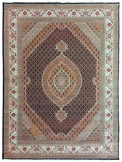Artisan Michelle Black Ivory Traditional Knotted Rug - Rugs - Artisan - Atlanta Designer Rugs
