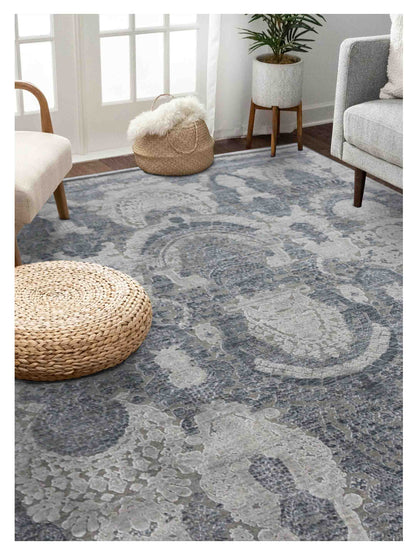 Limited Euroa ERO - 754 Silver Sand Transitional Knotted Rug - Rugs - Limited - Atlanta Designer Rugs