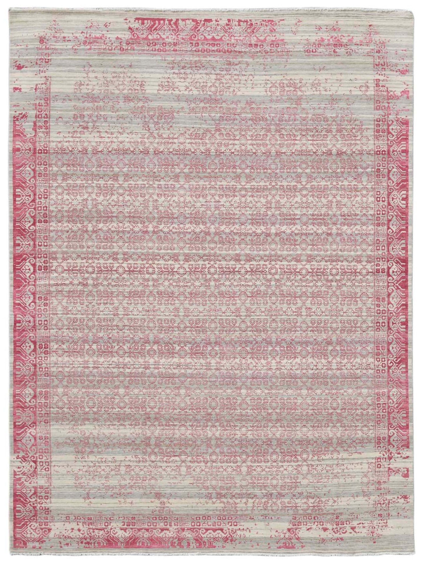 Limited PARKES PA-573 Ivory Transitional Knotted Rug