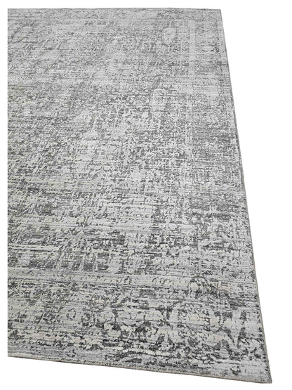 Artisan Frances Black Silver Transitional Loom Rug - Rugs - Artisan - Atlanta Designer Rugs