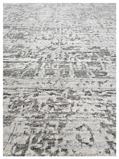 Artisan Frances Black Silver Transitional Loom Rug - Rugs - Artisan - Atlanta Designer Rugs