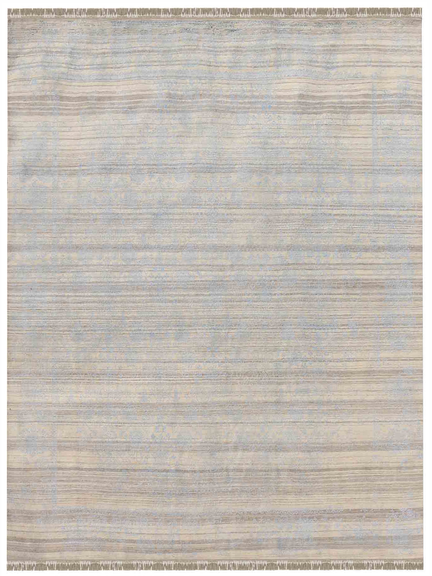 Limited Avoca AVC-401 White Ivory Transitional Knotted Rug