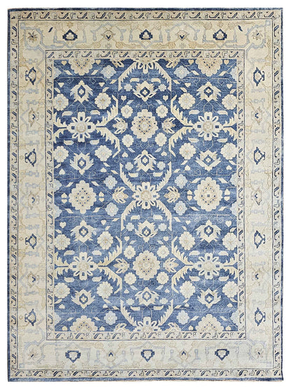 Super Freida FO-421 Denim Traditional Knotted Rug
