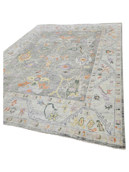 Super Freida FO-426 Grey Traditional Knotted Rug