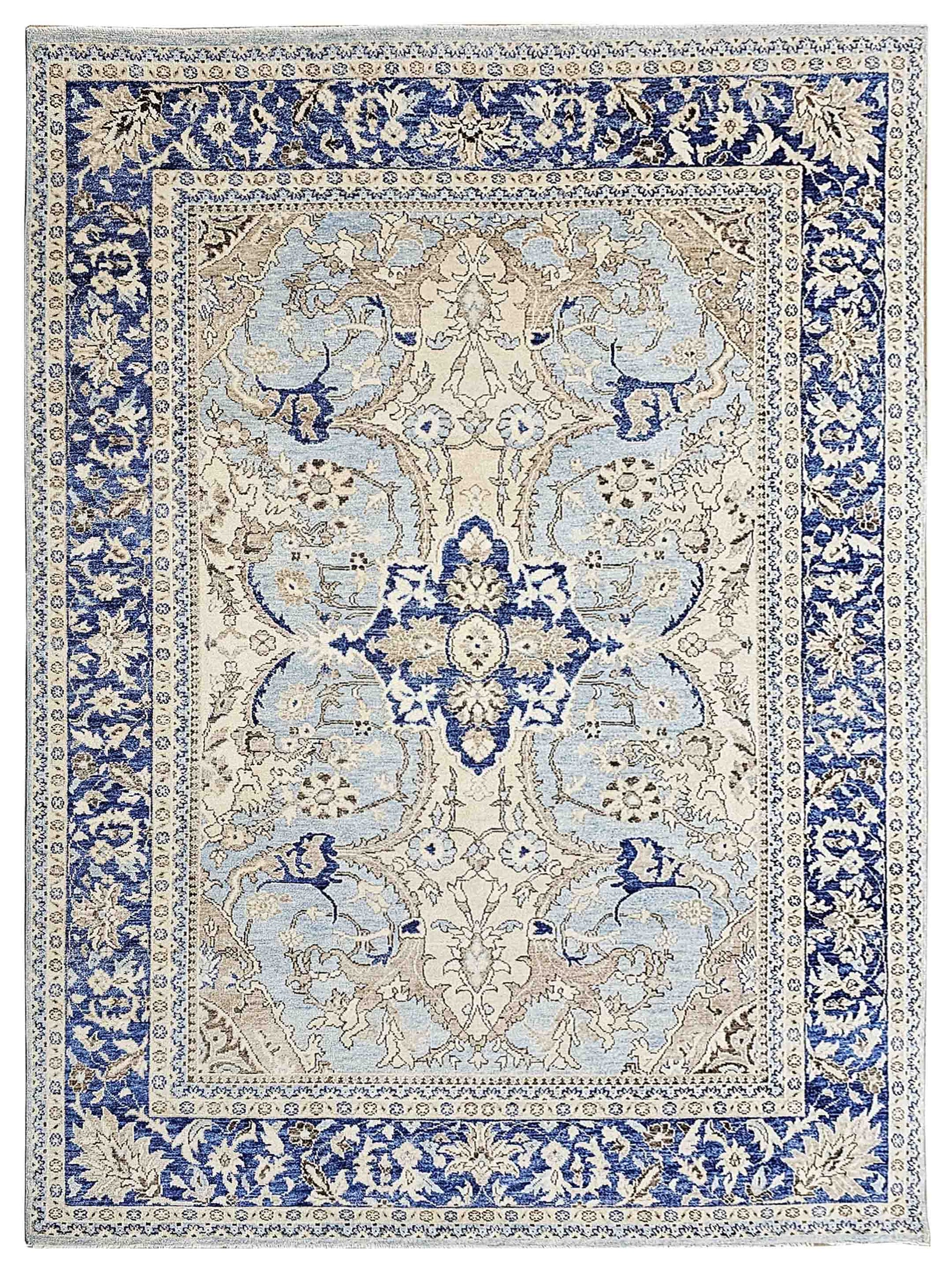 Super Freida FO-427 Lt.Blue Traditional Knotted Rug