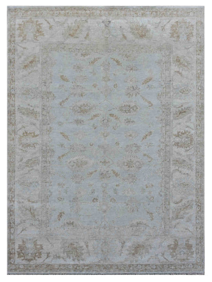 Artisan Freida Lt.Blue Ivory Traditional Knotted Rug - Rugs - Artisan - Atlanta Designer Rugs