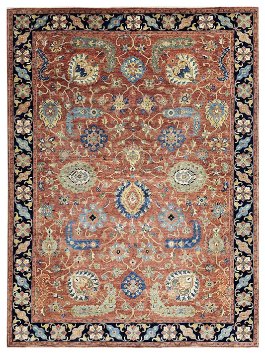 Super Gwyneth FS-555 Red Traditional Knotted Rug
