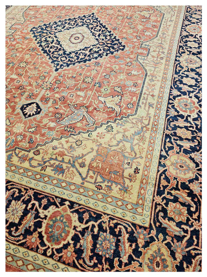 Artisan Gwyneth  Red Black Traditional Knotted Rug